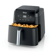 Ninja Pro 4-in-1 Air Fryer, XL 6.5-Qt Basket, 4 Functions, Air Crisp Technology, Non-stick, Crisper Plate, AF180 Black