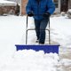 thumbnail image 5 of 29-pulgada heavy-duty steel snow shovel con big double pole, 5-height adjustable handle y all-terrain wheels, blue, 5 of 9