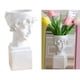 thumbnail image 4 of Florero de resina Zulema decoración del hogar Cabeza de niña Jarrón de ceramica, 4 of 8