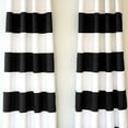 thumbnail image 4 of DriftAway Mia Stripe Room Darkening Grommet Unlined Window Curtains 2 Panels 84"L x 50"W, 4 of 5