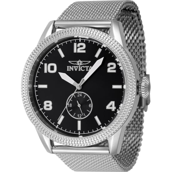 Invicta Men's Vintage Black Dial Watch - 47134