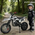thumbnail image 2 of SYX MOTO MK 40cc 4-Stroke Gas Powered Mini Dirt Bike for Kids & Youth, Fully Automatic Entry-Level Off-Road Pit Bike with Speed Governor, Pull Start, Black, 2 of 3