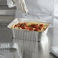 thumbnail image 3 of VEZEE 5-lbs Disposable Aluminum Oblong Foil Pan 100 Pcs Only Pans, 3 of 5