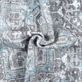 thumbnail image 3 of GLN Rugs Memphis - Indoor, Machine Washable Area Rug 2'x3' Turkish Ice Blue/Gray Home Carpet, 3 of 9