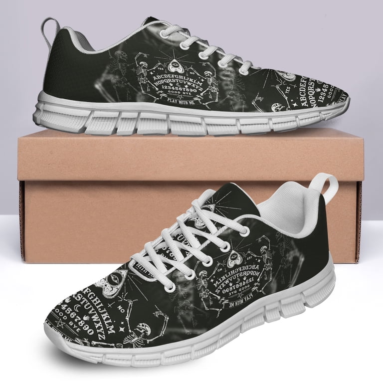 Skeleton runners size 9 Skeleton Magic Ouija Board Shoes for Men Women Running  main image 2