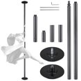 thumbnail image 1 of Yescom Professional Stripper Pole 45mm Spinning Static Dance Pole Kit for Party Pub Fitness, Max Load 1102 Lbs, Black Yescom Modern, 1 of 11