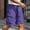 Purple, variant on Men's Woven Cargo Shorts, Adjustable Belt, Quick Dry Casual Shorts with Zippered Side Pockets for Outdoor Activities Army Green 4XL