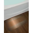 thumbnail image 2 of Industrial Bath Mat, Perforated Grid Plate Steel with Dots Illustration Futuristic Technology Theme, Non-Slip Plush Mat Bathroom Kitchen Laundry Room Decor, 29.5 X 17.5 Inches, Ombre Bronze, Ambesonne, 2 of 2