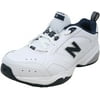new balance men's mx624v2 casual comfort training shoe, white/navy, 10.5 d us