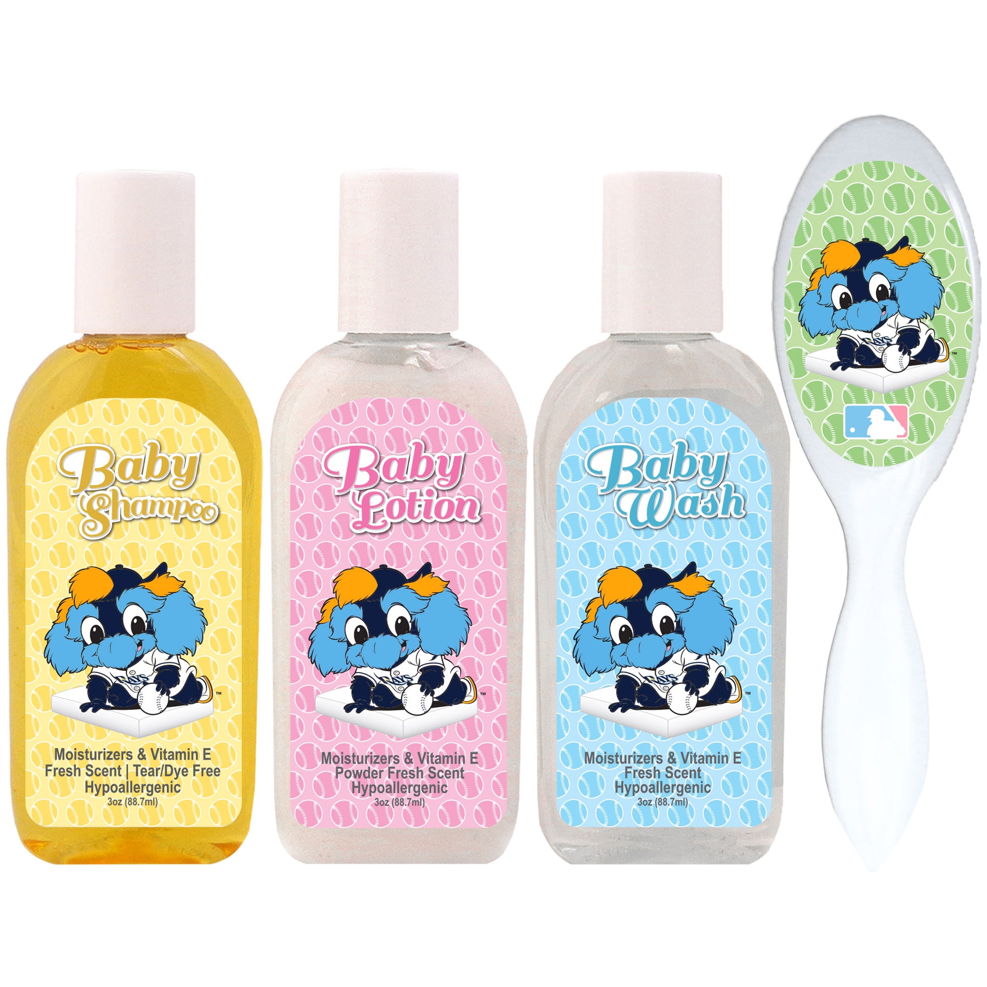 Tampa Bay Rays Newborn & Infant Baby Lotion and Soap Gift Set No Size by Worthy Promotional Products