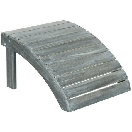 Adirondack Outdoor Ottoman - Safavieh Mopani Outdoor Contemporary Adirondack Ottoman