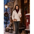 thumbnail image 3 of Heting Women's Winter Coat Puffer Jacket Thicken Warm Windproof Outerwear with Removable Hood Beige L, 3 of 9