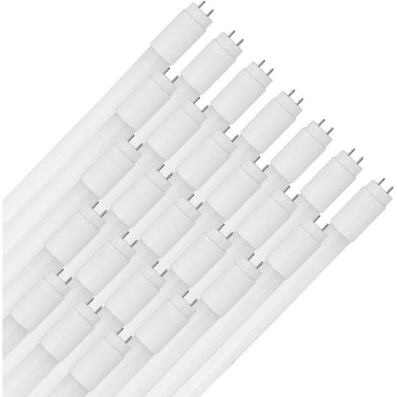 Sunshine Lighting B3166996 LED T8 Tube Medium Bi-Pin G13 Base 18W 2300 Lumens 65K Light Bulb, White - Pack of 25