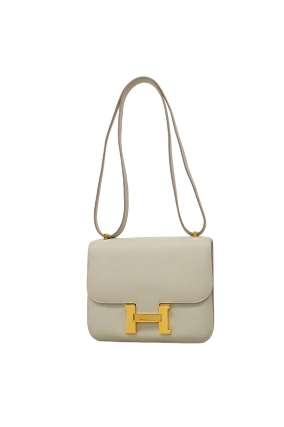 Pre-Owned Hermes Herms Constance 18 Swift Beton Shoulder Bag, Women's, D Stamp