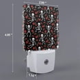 thumbnail image 2 of Naloa Skeleton with Roses Night Lights Plug into Wall, Dusk to Dawn Sensor Warm White Led Night Light 0.5W, Nightlight suit for Adults, Bedroom, Bathroom, Hallway, Kitchen, 2 of 5