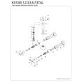 thumbnail image 6 of Kingston Brass KS1263TAL Tudor Double-Handle Wall-Mount Bridge Kitchen Faucet, Antique Brass, 6 of 7