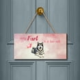thumbnail image 2 of Every Fart is Love Note Alaskan Malamute Guilty Face Happy Valentine's Landscape Wood Sign Alaska Mal Dog Lovers Gifts Hanging Wall Home Decor - 01016, 2 of 5