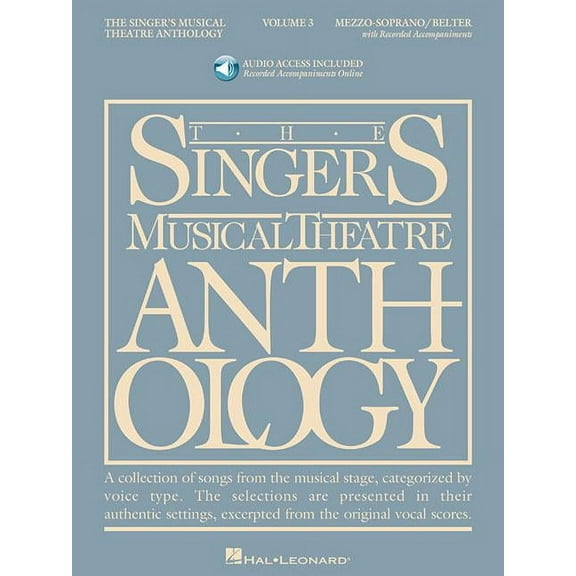 Singers Musical Theatre Anthology - Volume 3: Mezzo-Soprano Book/Online Audio
