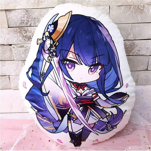Genshin Impact Plush Pillow Toys, Toy Pillow Soft Cartoon Dolls Sofa Cushion Hugging Pillow, Cosplay Anime Game Characters Pillow and Collection and G