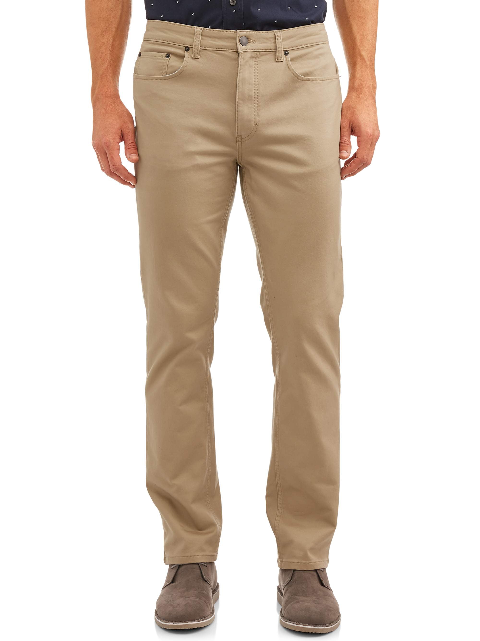 George Men's Premium 5 Pocket Twill Pants - Walmart.com