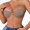 Khaki, variant on EliteGoogv Front Closure Bras For Women Lace Bras For Women Padded Semi Cup Push Up Wireless Womens Bras Everyday Bras For Women Red 34
