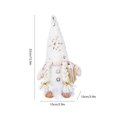 thumbnail image 3 of Figura de adorno navideño Muñeco de Papá Noel para decoraciones de fiesta en el hogar (B), 3 of 5