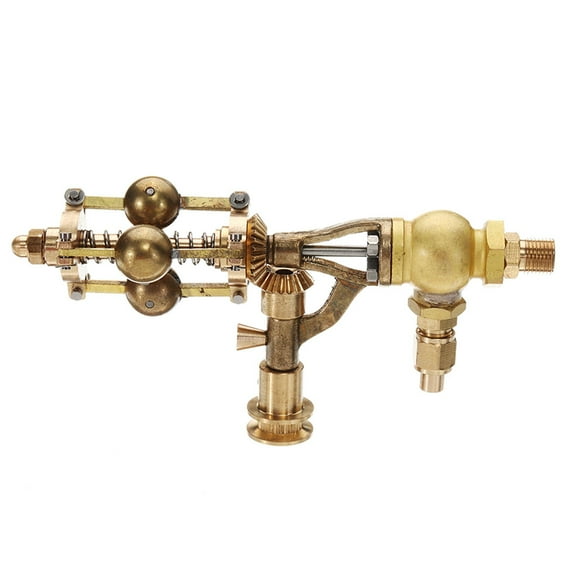 Mini Brass Flyball Governor for Steam Engines, Precision Steam Engine with Speed Regulator & 3mm Steam Port, Educational Physics Model for Adults
