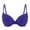 Dark Blue, variant on Women's Full Coverage Underwire Bra with Adjustable Straps for Support and Comfort