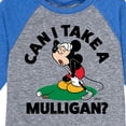 thumbnail image 3 of Disney - Can I Take A Mulligan - Toddler & Youth Raglan Graphic T-Shirt, 3 of 4