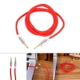 thumbnail image 3 of Cable de audio Adaptador Jack Cable auxiliar de 3,5 mm Macho a macho Cable auxiliar para automóvil Cable estéreo Rojo, 3 of 8