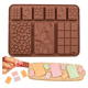 thumbnail image 3 of Molde Silicon para Barras  y Tabletas para Chocolates Belug, Marron, 3 of 5