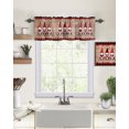 Curtain Valances for Windows, Valentine's Day Cute Gnomes Window