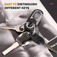 thumbnail image 3 of 2pcs Car Keychains For Men, Car Keychains With 2 Keyrings, Metal Car Keychains, Men's Metal Business Keychain, 3 of 5