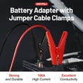 thumbnail image 2 of Abrazaderas de cable Jumper con adaptador para baterías Dewalt de iones de litio de 20 V, 2 of 6