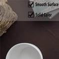 thumbnail image 2 of Heavy Weight Cotton Linen Tablecloth Lace Round Table Cloth for Kitchen Dining Room Tabletop Decoration, 56" - Round, Coffee, 2 of 6