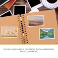 thumbnail image 4 of OULII Friendship Scrapbook Album Photo Book Light Brown 1Pack Photo Storage for Weddings, 4 of 8