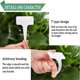 thumbnail image 4 of 300 marcadores de plantas de plástico blanco en forma de T para etiquetar jardines e identificar plantas, 4 of 8