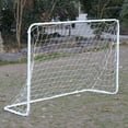 thumbnail image 5 of ZenSports 6FT x 4FT Portable Soccer Goal Net W/ Frame - Kids Backyard Soccer Training, White, 5 of 10