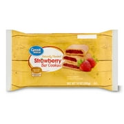 Great Value Strawberry Bar Cookies, 10 oz