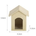 thumbnail image 5 of 1:12 Miniature Dog House Realistic Excellent Workmanship Wood Fairy Micro Landscape Dog House for Children, 5 of 8