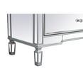 thumbnail image 6 of Elegant Decor Contempo 72" Metal and MDF Mirrored Dresser in Silver, 6 of 12