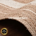 thumbnail image 2 of DN HANDICRAFT Handmade Natural Jute Oval Area Rug Reversible Braided Bedroom Rug Floor Carpet, Size - (4x6 Sq Feet), (48x72 Inches), (120x180 CM), 2 of 5
