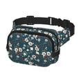 thumbnail image 2 of Bingfone Fanny Packs for Women Fashion Waist Packs Bag with Adjustable Strap Waterproof Everywhere Crossbody Belt Bag for Workout Running Travelling( Vintage Floral ), 2 of 9