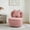 Pink, variant on Modern 360 Degree Swivel Storage Accent Chair - Accent Chair with Star Pillow - Comfy Upholstered Single Sofa for Living Room, Bedroom, Small Spaces