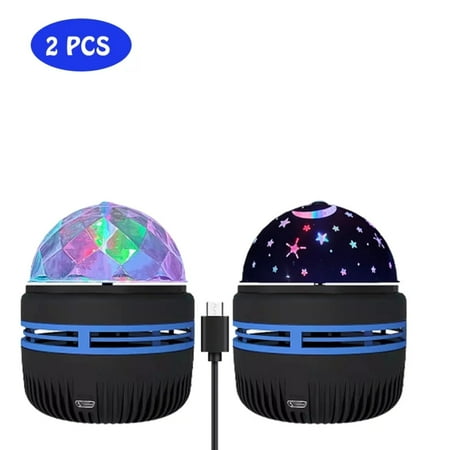 

HAOAN 2Pcs Disco Ball Light LED Star Light Starry Night Sky Projector Lamp LED Night Lights for Kids Room Adults Home Theater Party Living Room Decor