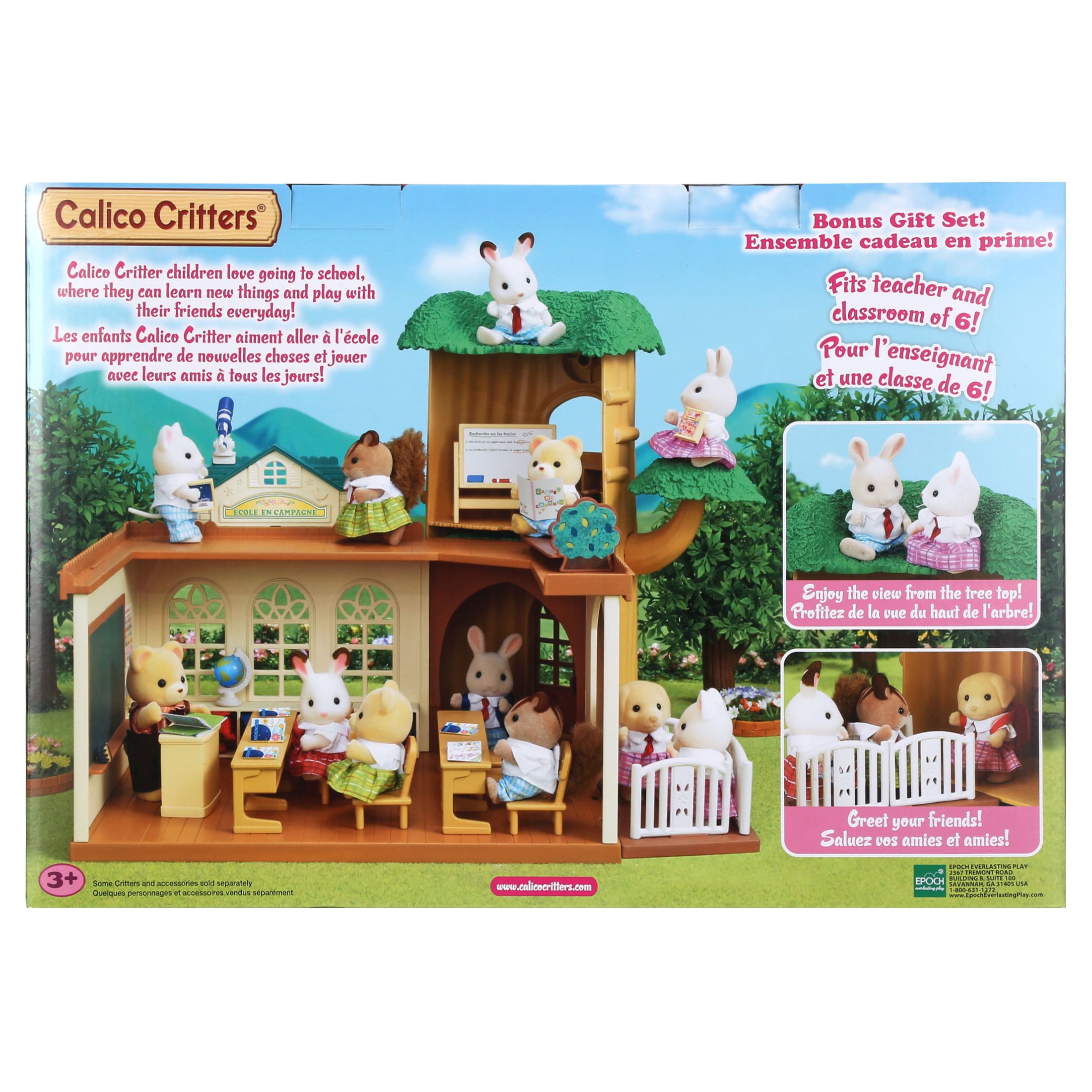 rollen Wapenstilstand bang Calico Critters Country Tree School Gift Set, Dollhouse Playset with  Figures, Furniture and Accessories - Walmart.com