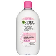 SkinActive Micellar Cleansing Water Cleanser & Makeup Remover, For All Skin Types, 23.7 fl oz