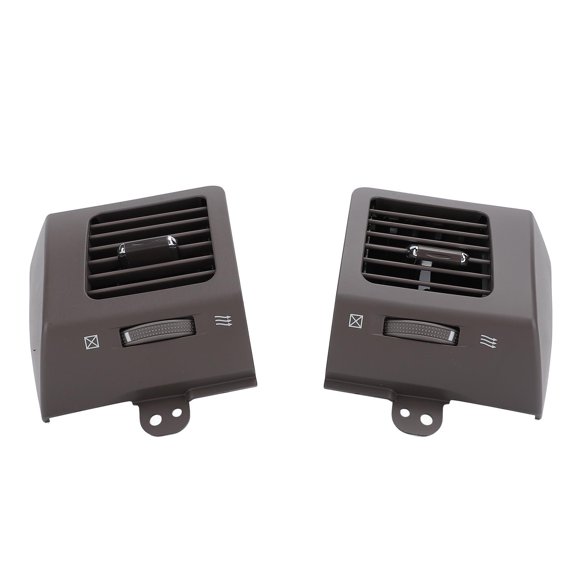Car AC Outlet Panel, Anti Aging Enhanced Air Circulation Dash AC Air Vent Abrasion Proof 1 Pair Seamless Fit for Prado J120 2002 To 2009