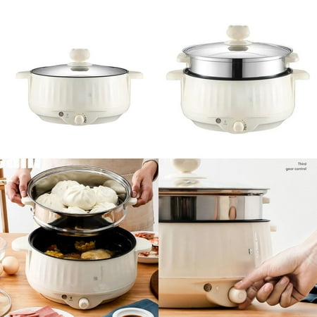 

NNZHISNG Enhance Your Kitchen Experience with Efficient Non-stick Double Layer Hot Pot Rice Cooker - Multi-functional Household Appliance for 1-2 People Capacity - Efficient Cooking Exper