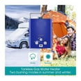 thumbnail image 3 of Water Heater -1.6GPM 6L Portable Gas Water Heater, Easy To Install, Propane Tankless Water Heater, Instant Hot Water For Shower ,Digital Temperature Display, 3 of 6